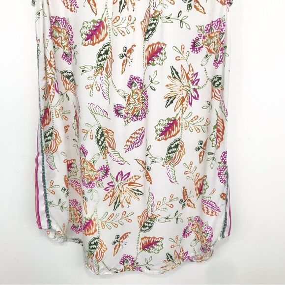 Anthropologie Akemi + Kin Ira Sleeveless Contrast Print Button Up Blouse - Picture 9 of 15